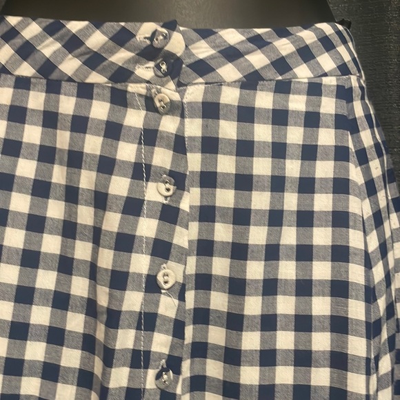 Majorelle gingham check button down front - Picture 5 of 6